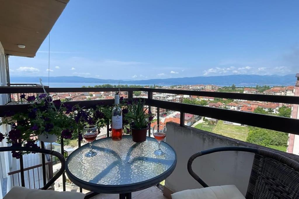Stunning Lake And Mountain Views - Velkoski Apartments Ohrid Exterior foto